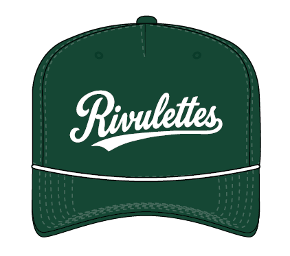 Dark Green Rope Hat - Script - The Rivs Store